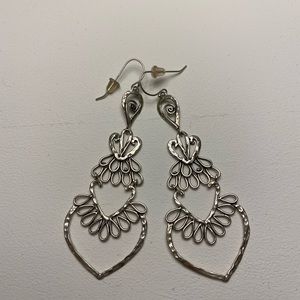 STERLING SILVER CHANDELIER EARRINGS